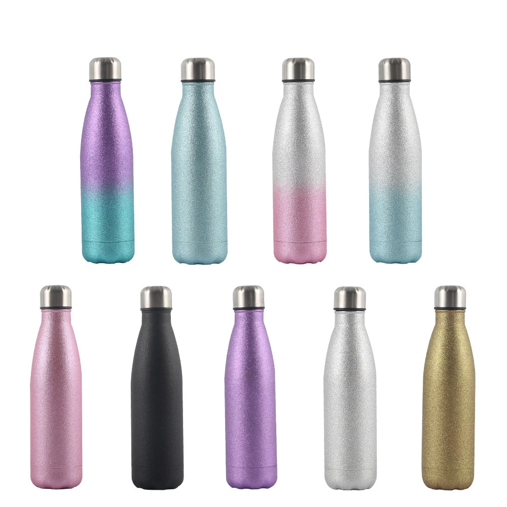 

500ml Double-wall Insulated Vacuum Flask Stainless Steel Coke Thermos For Sport Water Bottles For Girls Portable Thermos Cup