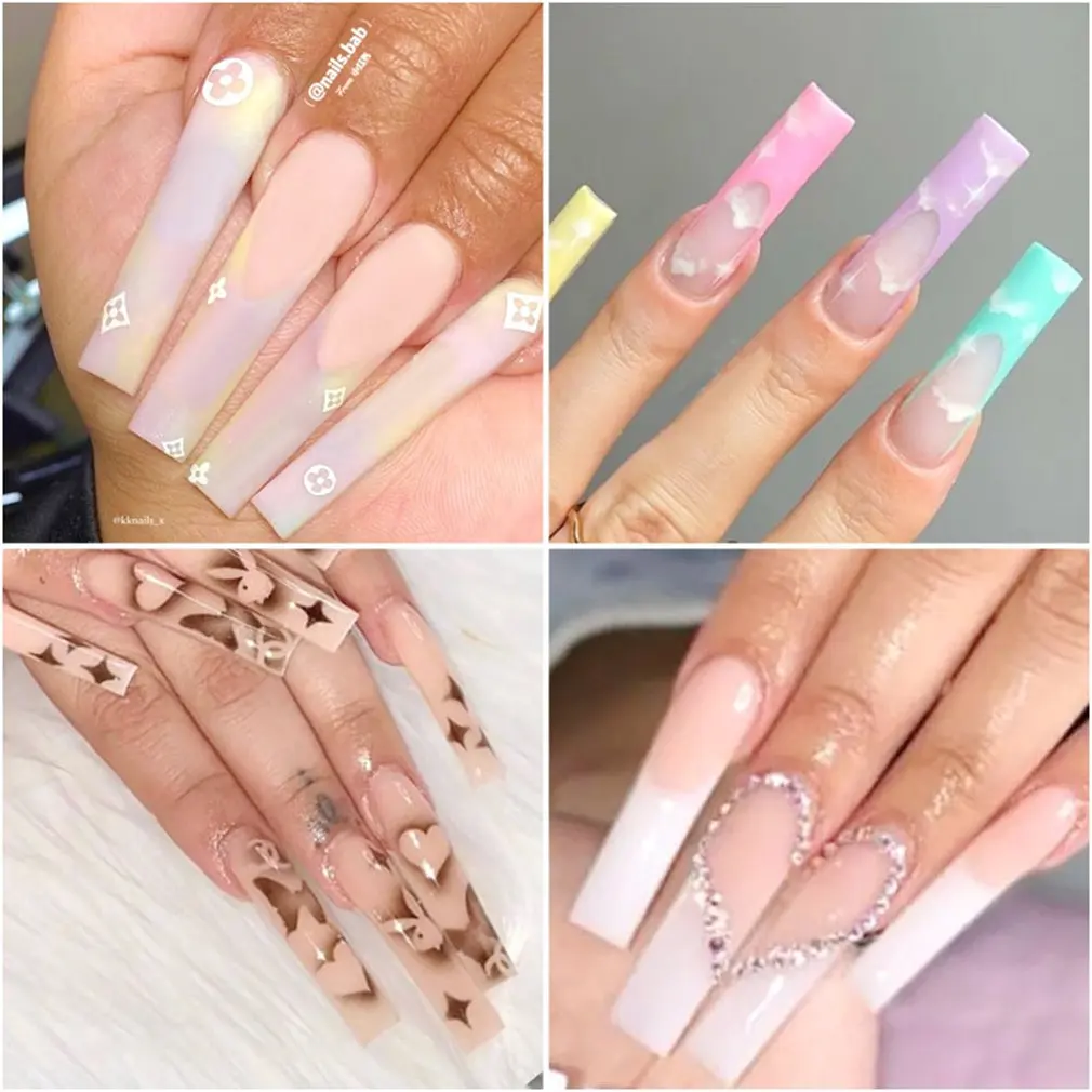 

False Nails Non-trace Nail Plates Manicure Nail Pieces Manicure Supplies Holiday Gift Nail Beauty Accessories