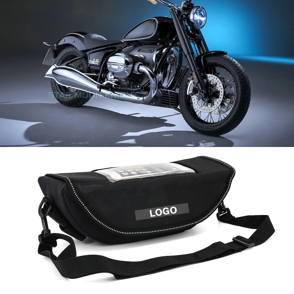 

Для BMW R18 2020 - 2021 2022 R 18, классические Мотоциклетные аксессуары, водонепроницаемая сумка для хранения, сумка на руль, дорожная сумка для инстру...