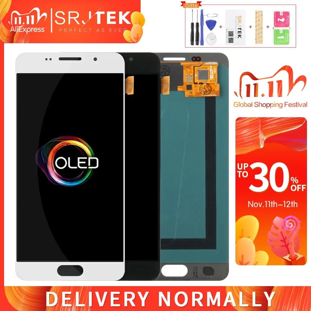 5 2 ''oled/тонкопленочных транзисторах на тонкоплёночных для Samsung Galaxy A5 2016 A510F ЖК