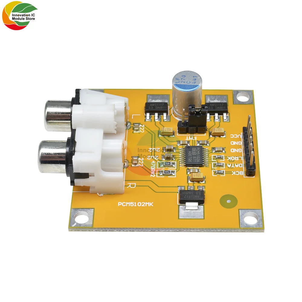 ЦАП-декодер Ziqqucu PCM5102/PCM5102A сборная плата плеера I2S модуль воспроизведения голоса