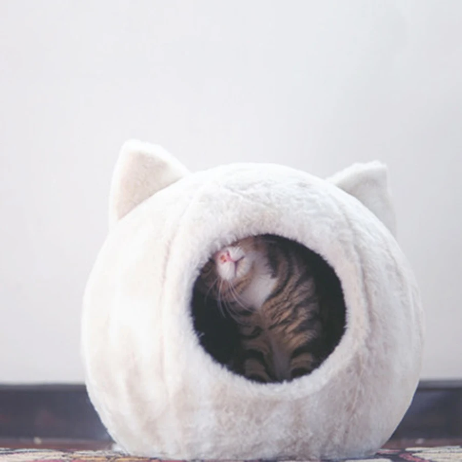 Soft Large Pet Bed Dogs Cat House Warm Small Litter Mat Kittens Cama Gato Kattenmand Cats Products Puppy 50MW11 | Дом и сад