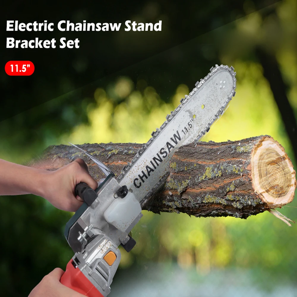 11 5 &quotПила цепная электрическая Подставка Кронштейн комплект фреза для