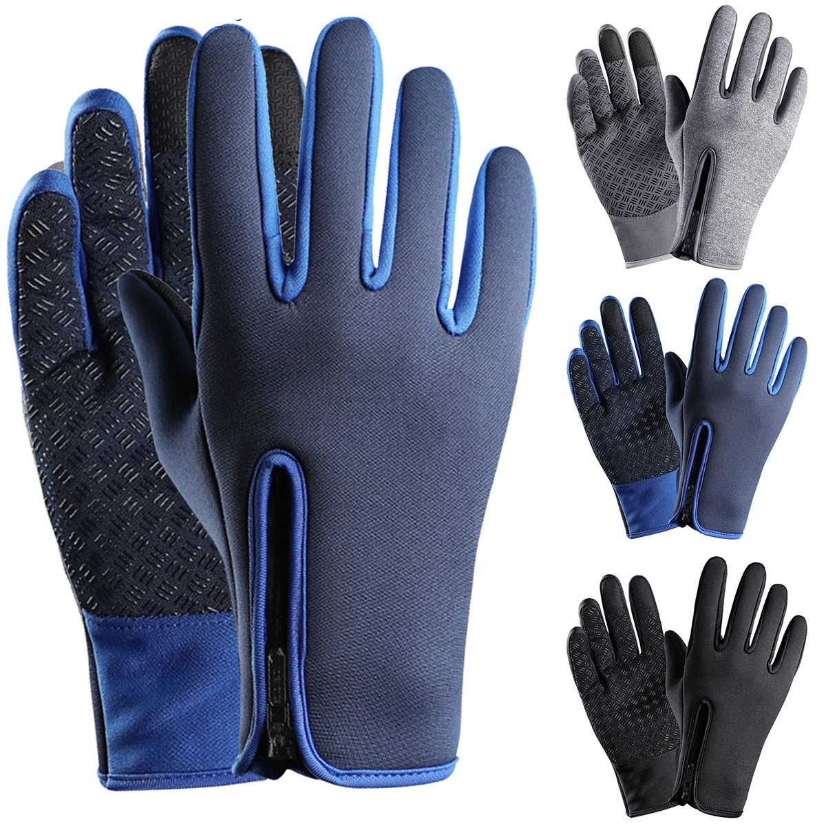 

Winter Gloves Waterproof Windproof Warm Fleece Lined Touch Screen Gloves for Cycling ClimbingWinter Gloves