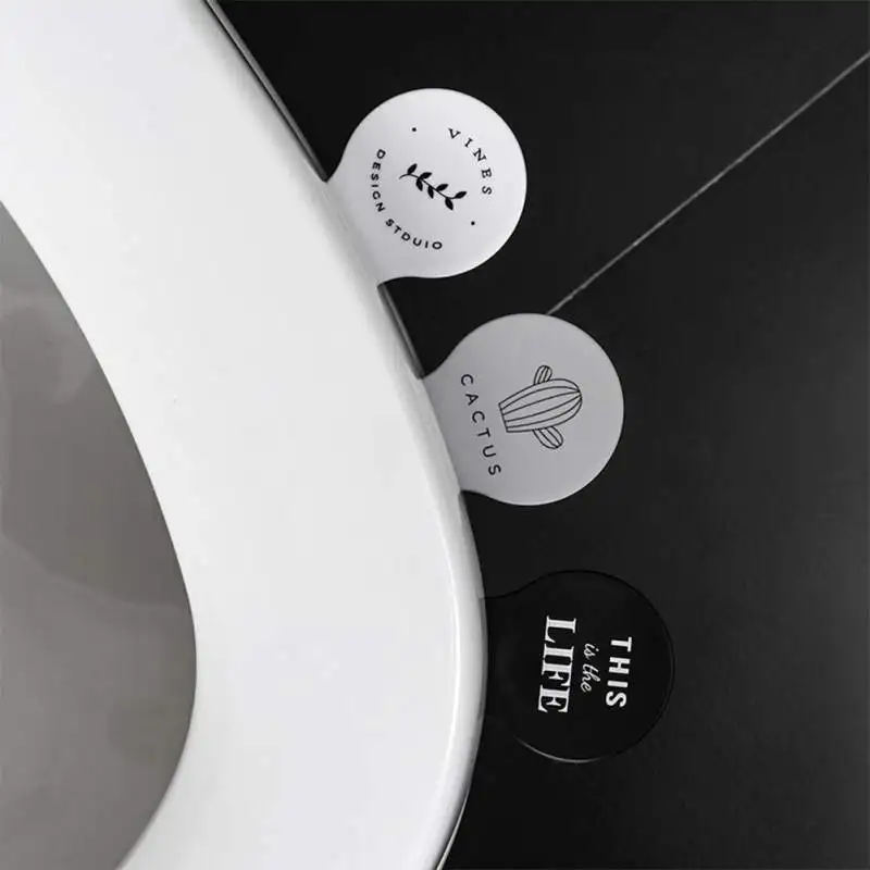 

Toilet Seat Holder Lifter Sanitary Closestool Seat Cover Lift Handle Avoid Touching Bathroom Home Cleaning Tool #