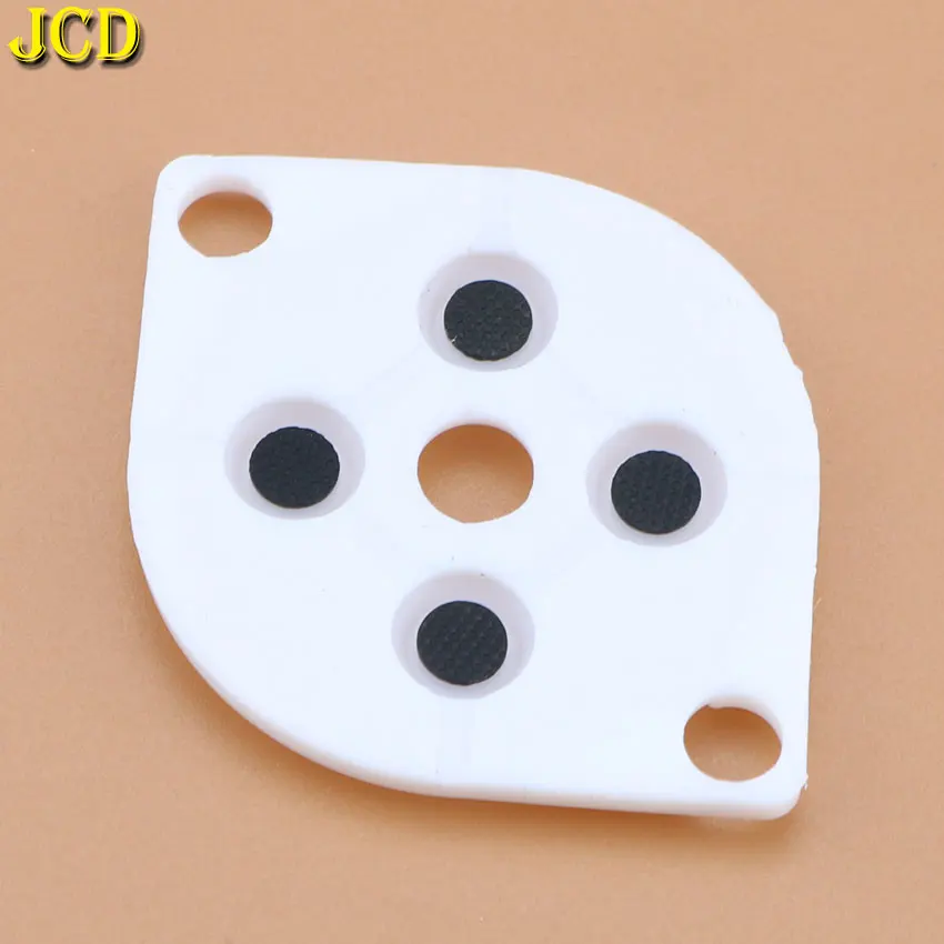 JCD 1 комплект Силиконовый Проводящий резиновый коврик A B X Y D Pad кнопки контакты комплект для контроллера NAND N64 Джойстик проводящая кнопка