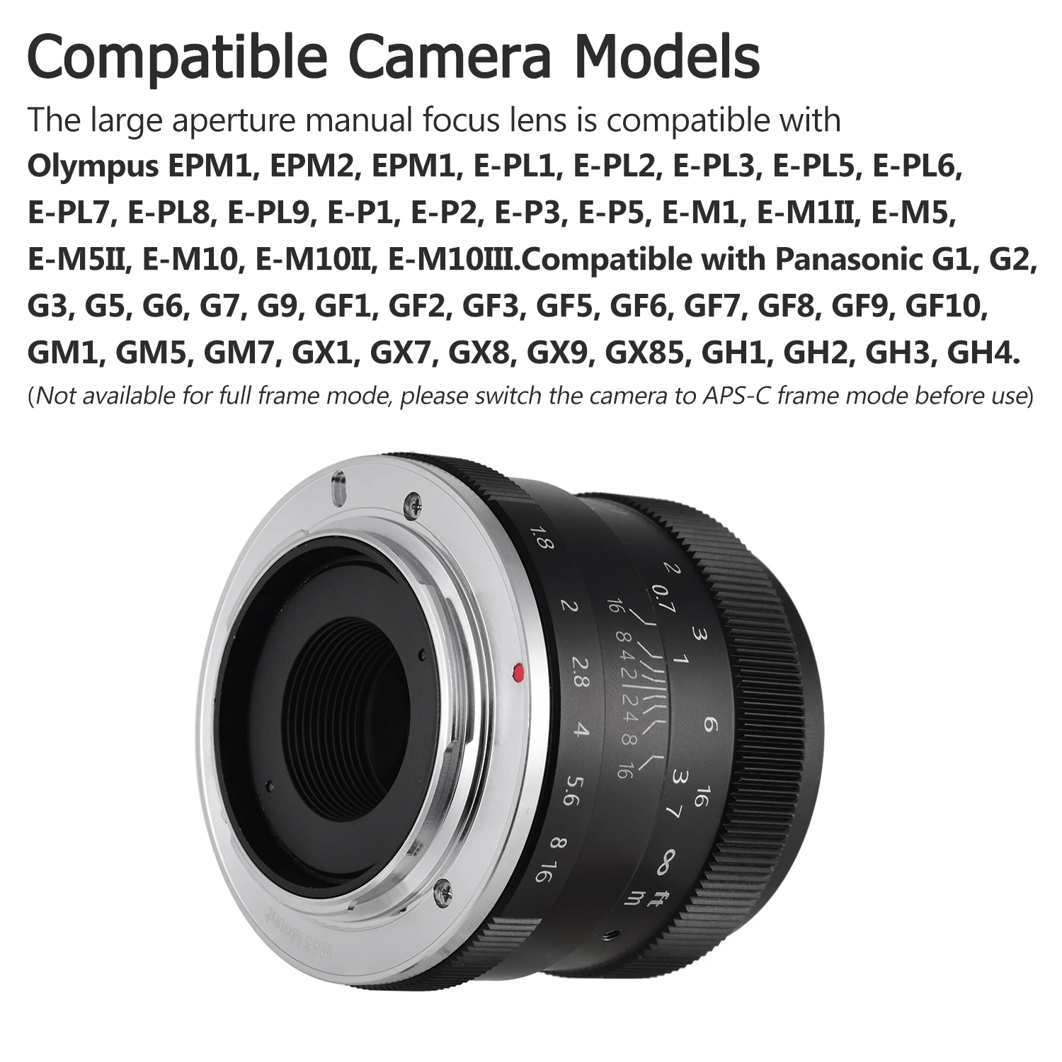 

Andoer 50 F1.8 APS-C