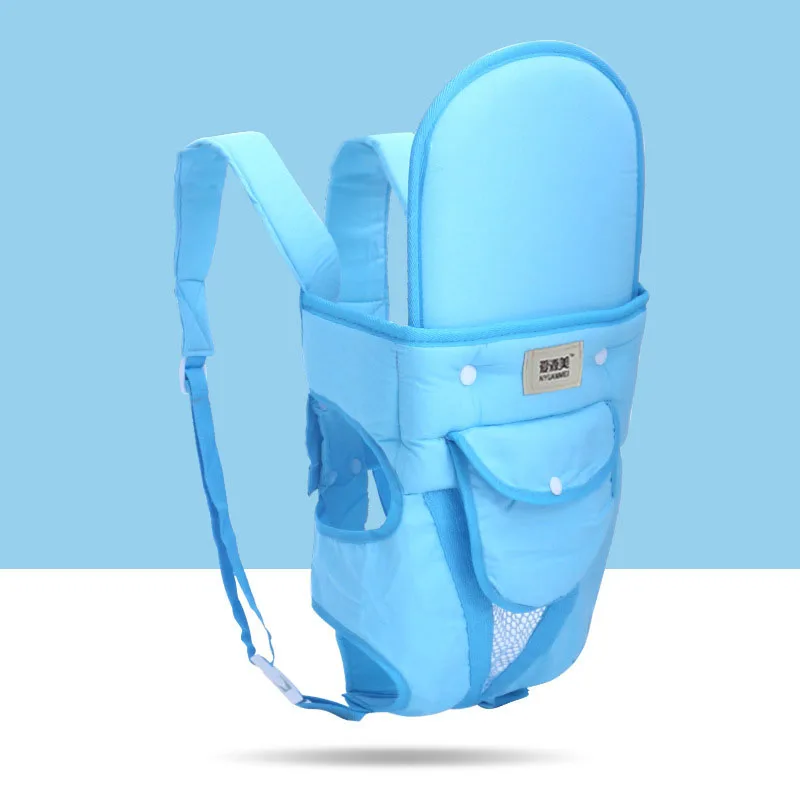 blue Эргономичные рюкзаки-кенгуру для малышей Детские Hipseat Перевозчик фронтальная Kangaro0o Детские Обёрточная бумага Перевозчик Слинг для младенец манеж 2-24 м - Цвет: blue