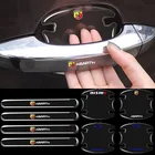 Прозрачная защитная наклейка на дверную ручку автомобиля, Защитная пленка для Renault Megane 2 Duster Logan Captur Clio Laguna 3 Fluence