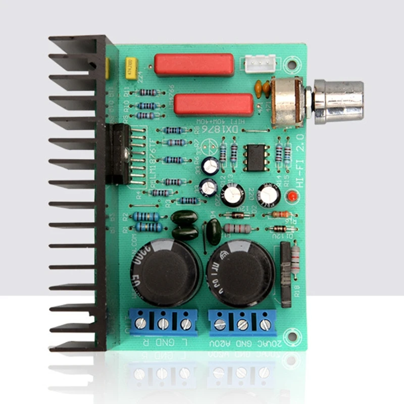 Плата усилителя высокой мощности с 2x30 Вт и конденсаторами двойным фильтром
