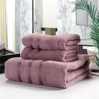 3pcs a set soft cotton bath towels for adults absorbent terry luxury hand bath beach face sheet women basic towels jwyyj30