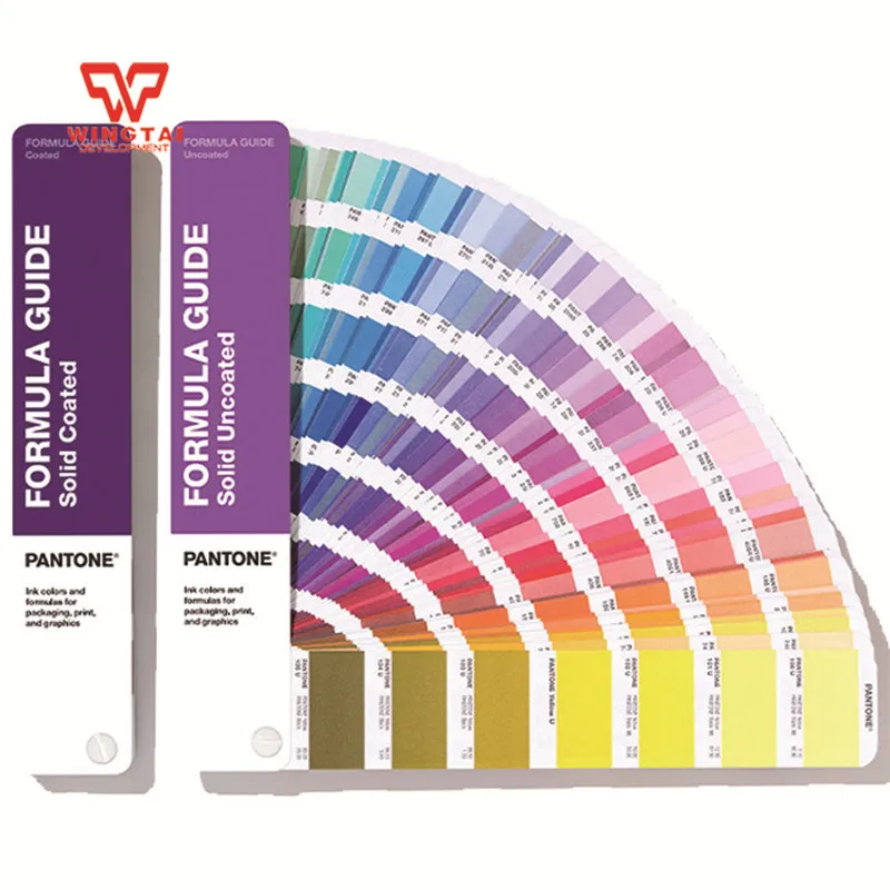 Новейшая направляющая по цвету Pantone GP1601A руководство формуле для цветных спичек