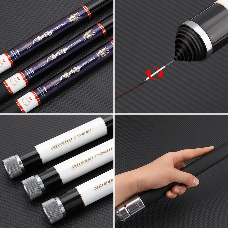 С высоким содержанием углерода телескопическая удочка длинная куртка с секциями