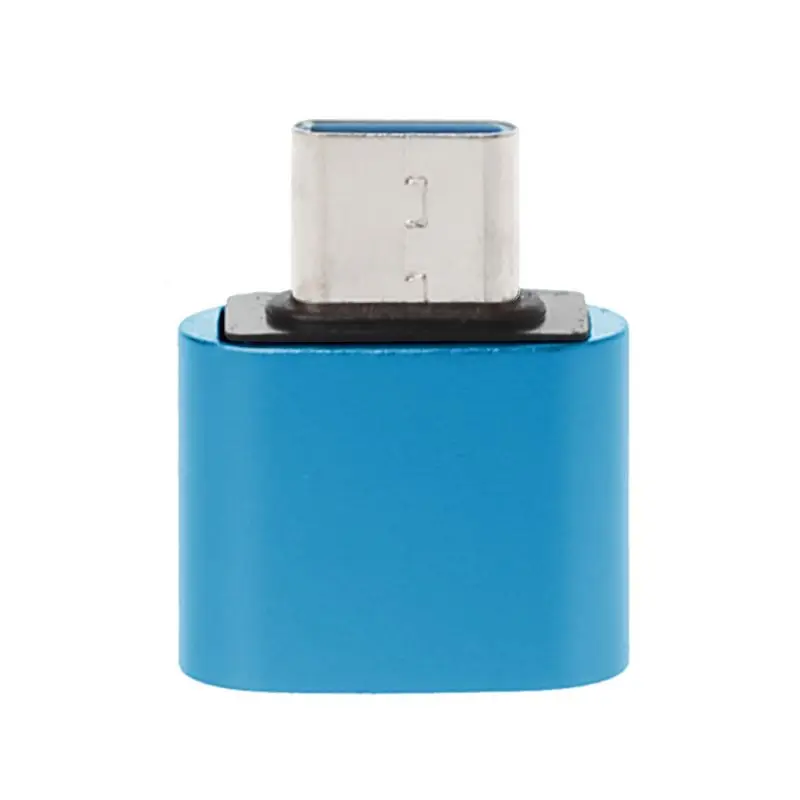 Металлический USB C 3 1 Type папа к 2 0 Женский OTG адаптер для синхронизации данных Samsung S9