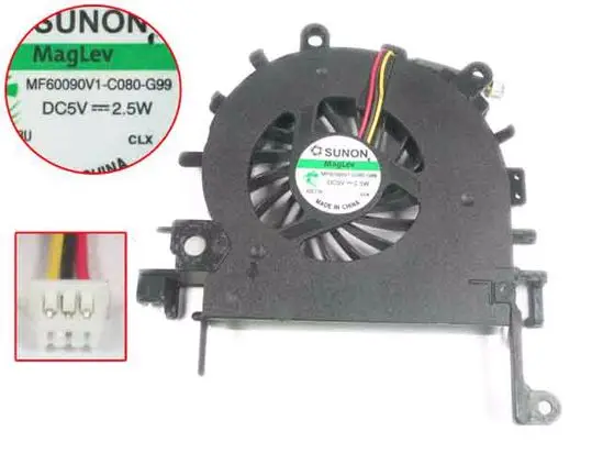 

SUNON MF60090V1-C090-G99 Server Laptop Cooling Fan DC 5V 2.5W 3-wire