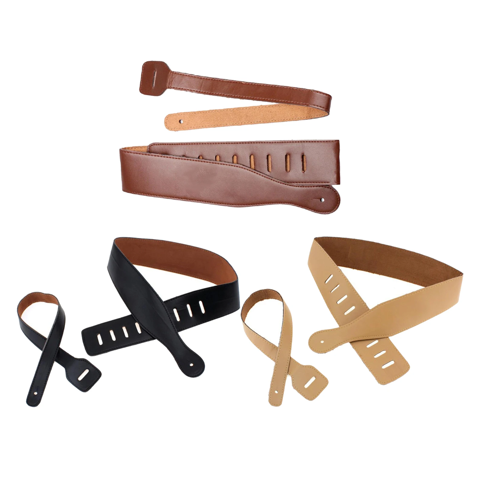 

Электрический ремень для басов, широкий ремень 6,5 см, держатель для гитары, очень длинный кожаный ремешок для гитары, для электрической акус...