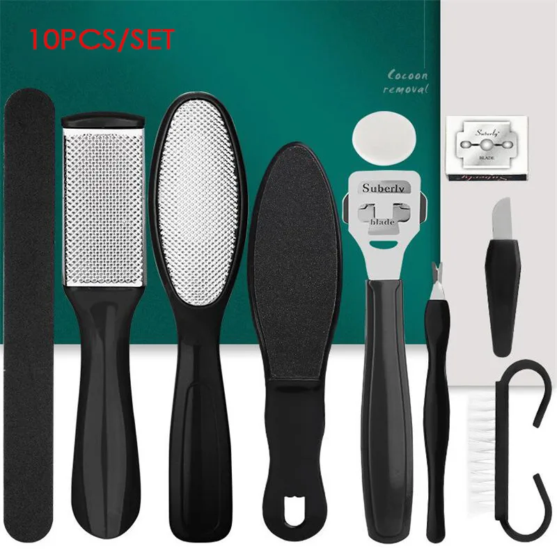 Набор пилок для ухода за ногами из нержавеющей стали 10 шт./компл. | Красота и