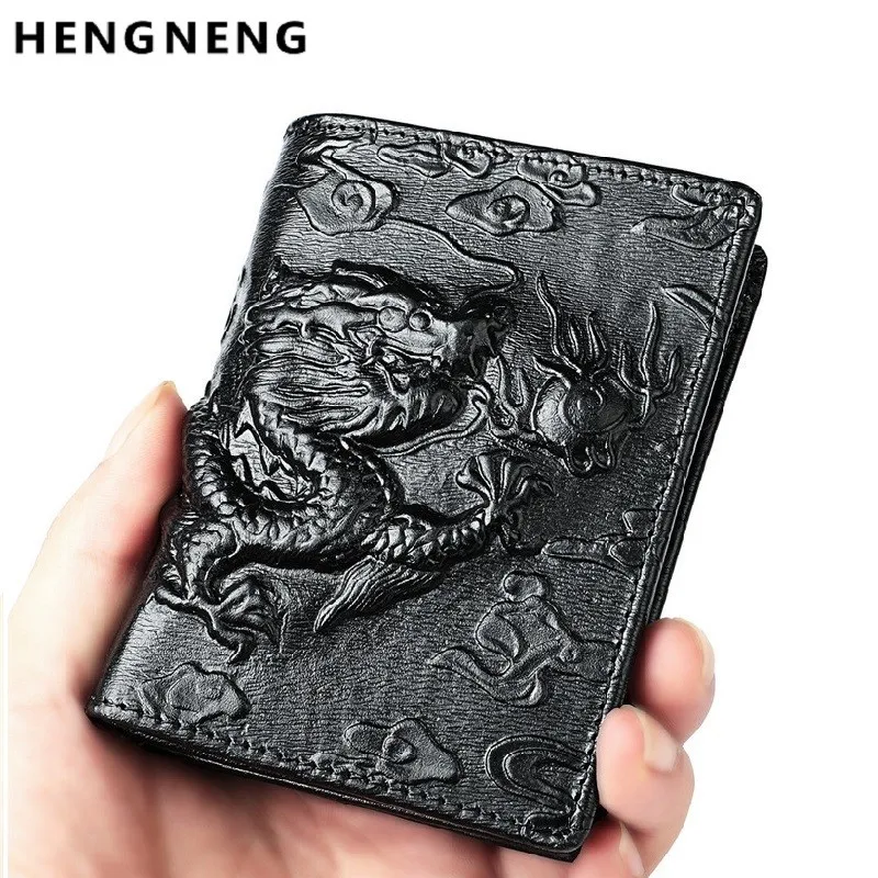 Кошелек мужской из крокодиловой кожи маленький бумажник натуральной на молнии