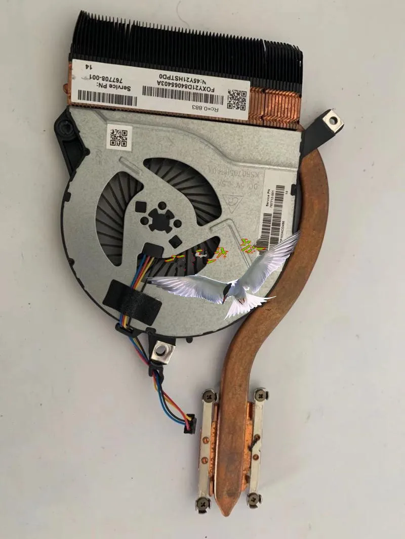 Original HP 14-P 15-P 17-P Heatsink CPU Cooler Cooling Fan For 767706-001 767708-001 773449 Used |