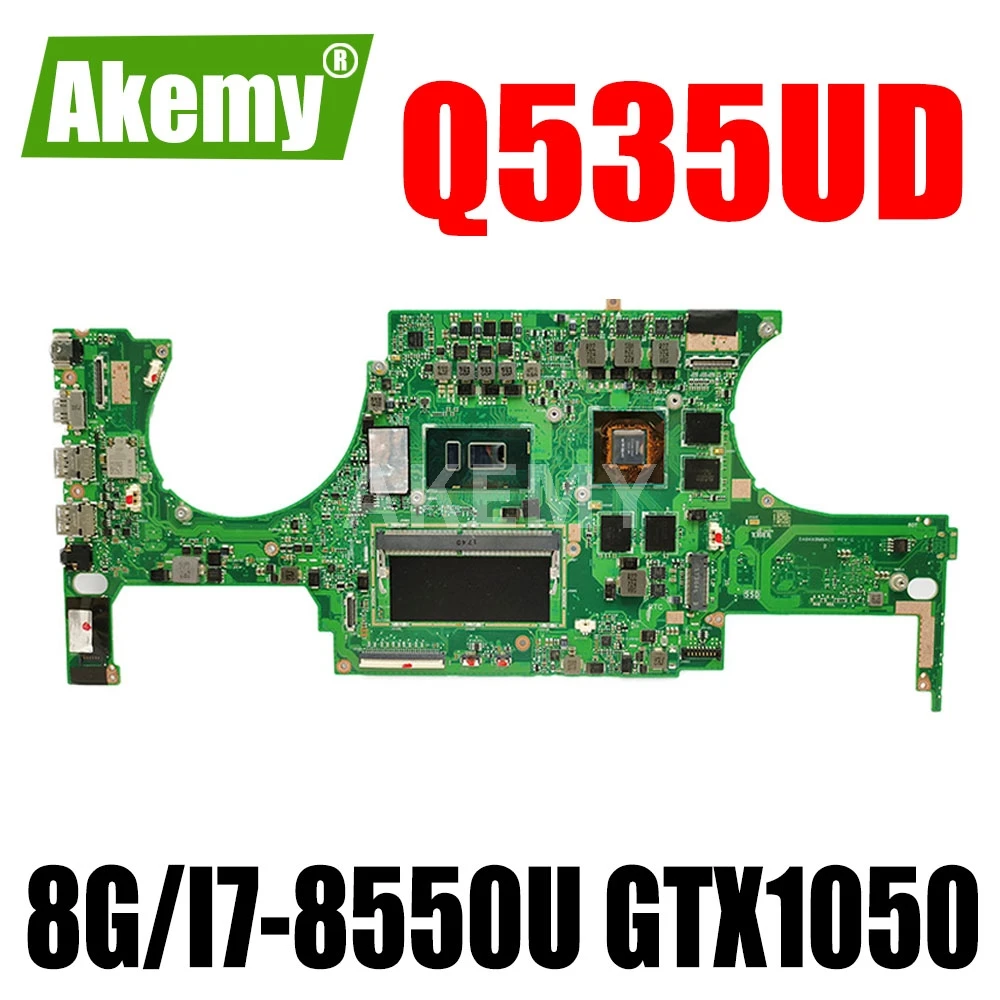 

Mainboard For ASUS ZenBook Flip 15 UX561U Q535UD Q535U UX561UD Q535UD-BI7T11 Laptop motherboard 8G/I7-8550U GTX1050 (V2G)