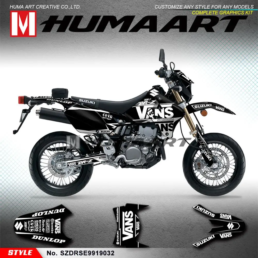 HUMAART Мотокросс переводные наклейки персонализированный полный Обёрточная