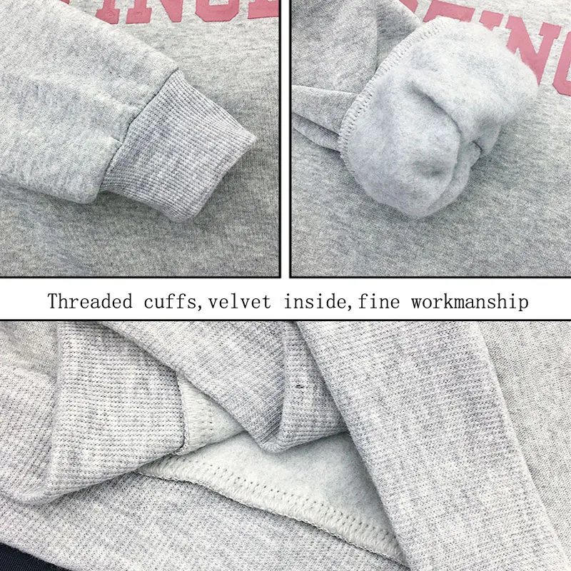 

2021 New Oversized Women Hoodied Couple Clothes Letter Printed Thick Pullover Hooded Sweatshirt Casual Tops Autumn Hoodies Coat