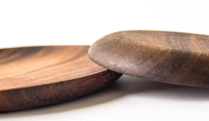 Деревянная тарелка фруктовое блюдо для закусок древесина акации|Миски и тарелки|