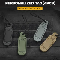 tactical patch for hunting military vest helmet flashlight knife key ring tool rope personalized marker signboard