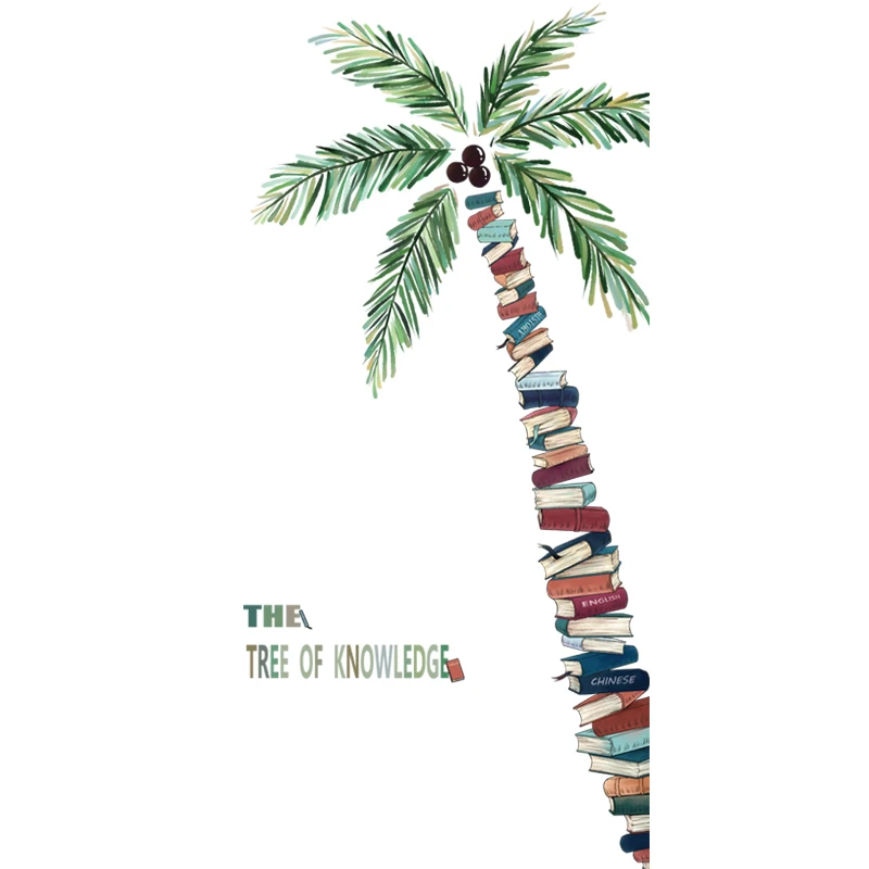 

Tropical Plants Wall Stickers Kids Room Living Room Bedroom Home Decoration Wall Decal Self-adhesive DIY Vinyl Wallpaper