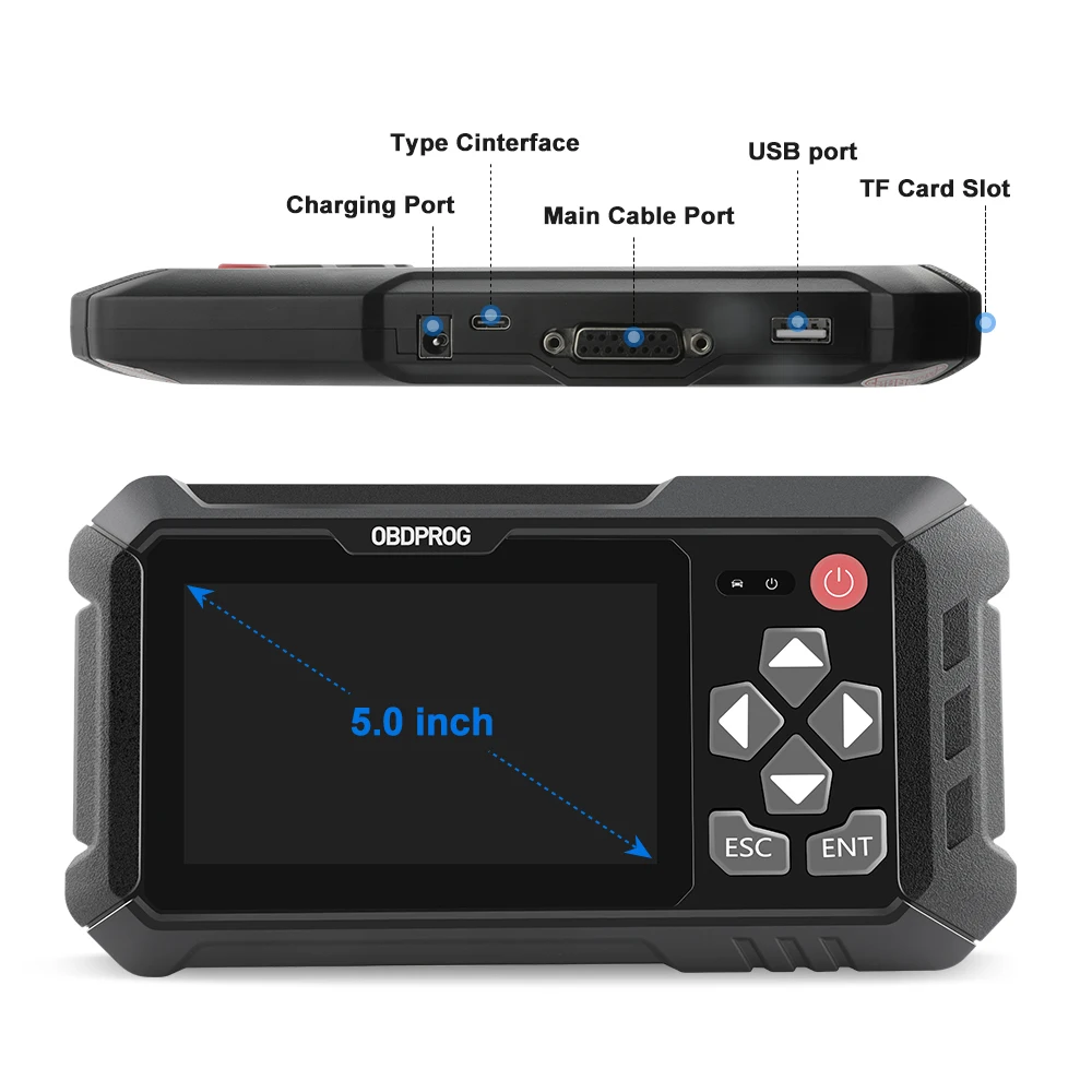 OBDPROG Doctor M500 OBD2 сканер коррекция одометра Регулировка пробега OBD 2 сброс