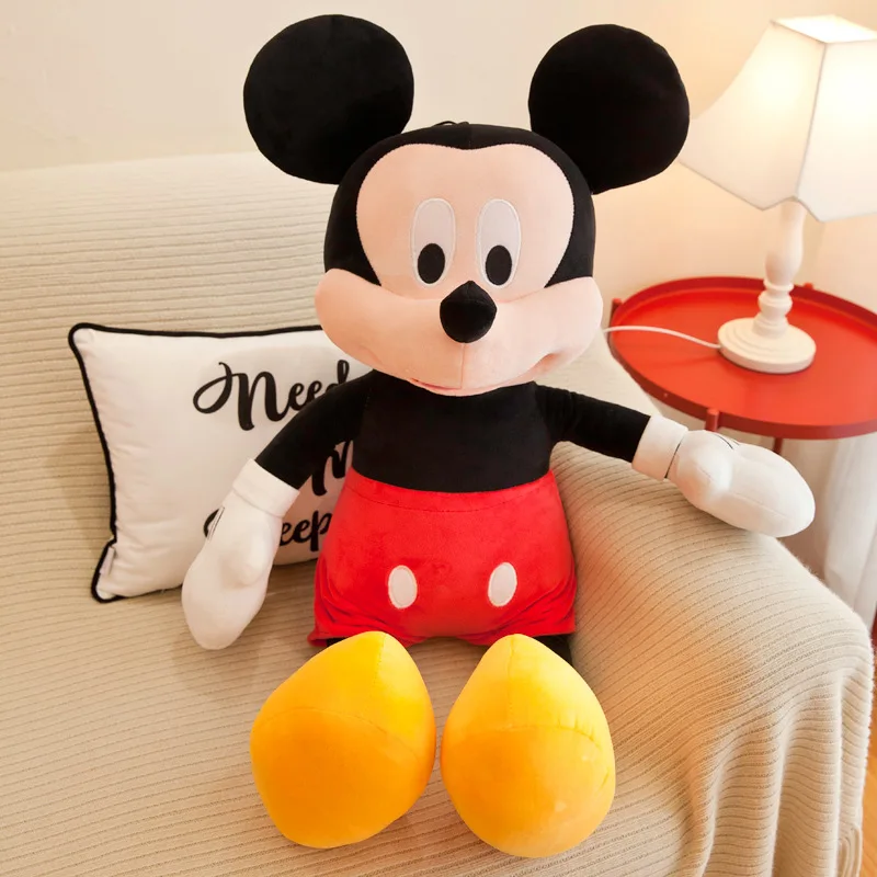 

50Cm Mickey Mouse Minnie Plush Toy Disney Cartoon Anime Minnie Mouse Stuffed Doll Kids Toys Birthday Gifts Christmas Present