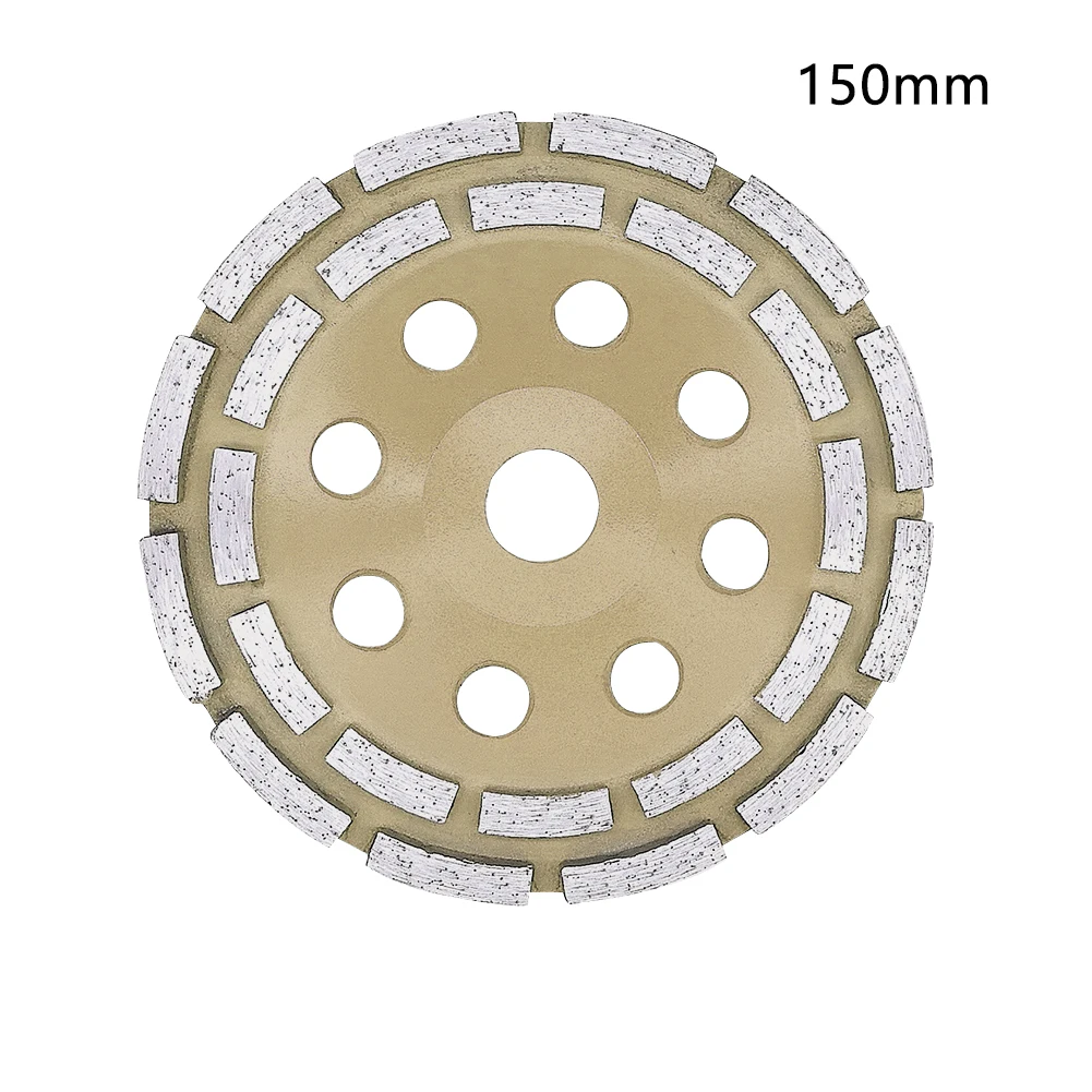 

Rotary Double Row Tools Grinding Wheel Wall Milling Abrasives Disc Shape Concrete Masonry Diamond Cup Granite Stone Time Saving