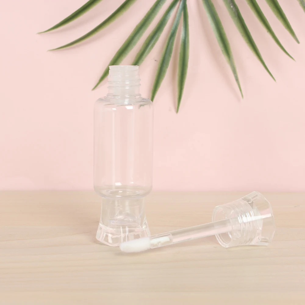 Пустой пластиковый прозрачный бальзам для губ тюбик блеска контейнер губной