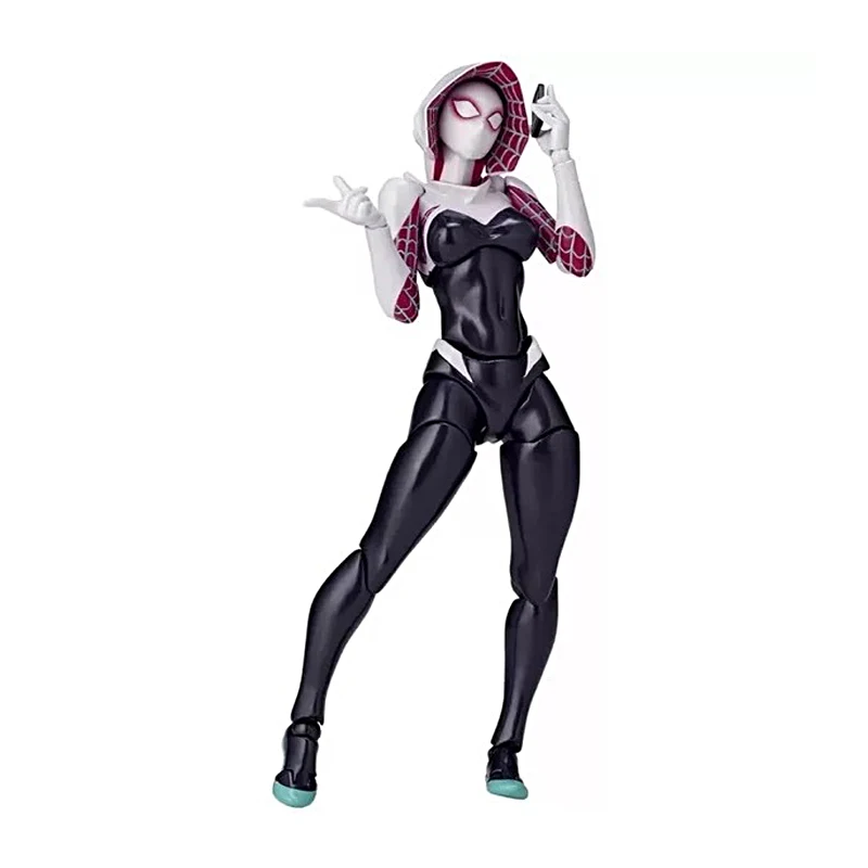 

16 см, Disney, комиксы Marvel, Мстители, SHF, Женский Человек-паук, ПВХ, экшн-игрушки, детские подарки на день рождения