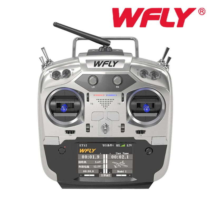 Новое поступление пульт дистанционного управления WFLY ET12 2 4 ГГц приемник 12CH Plus RF209S