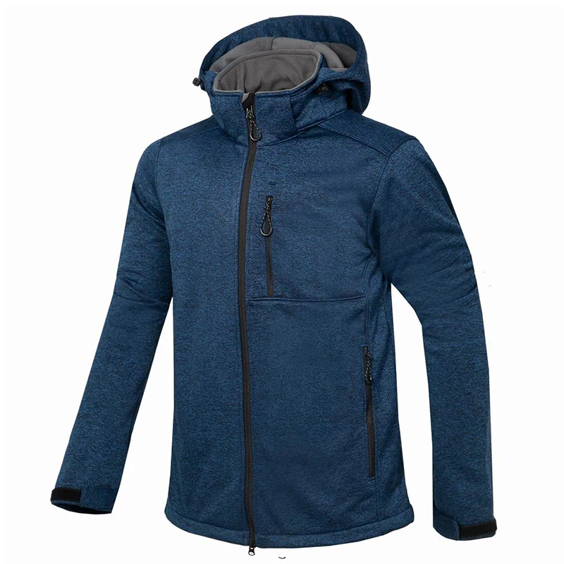 Мужская Флисовая ветрозащитная куртка для охоты рыбалки походов|Походные