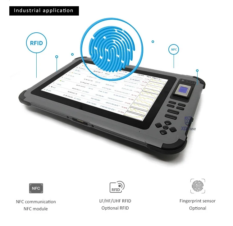 original KS101 Industrial Rugged Android Tablet PC 4G Lte Mobile Terminal 10.1