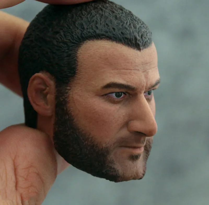 

1/6 Victor Liev Schreiber Head Sculpt PVC Male Head Carving Model Fit 12" Soldier Action Figure Body