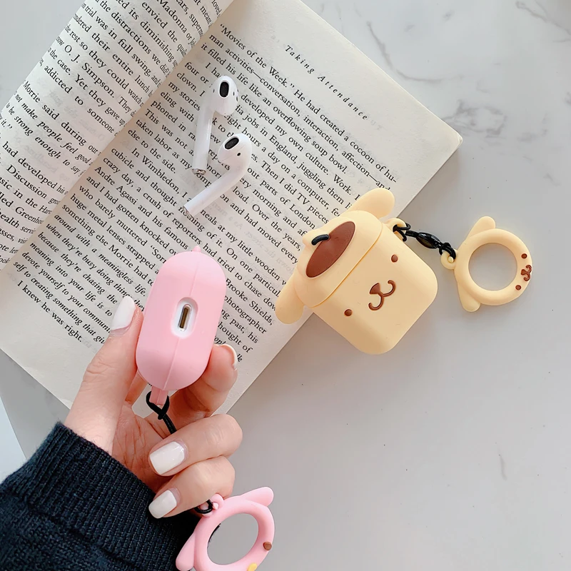 Новые Мультяшные беспроводные bluetooth наушники чехол для Apple AirPods силиконовые зарядки наушники Чехлы для Airpods 2 защитный чехол