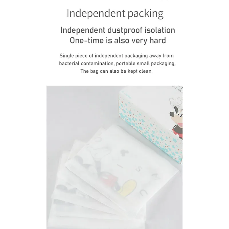 20 шт. Мультяшные детские нагрудники Disney детский нагрудник для безопасности