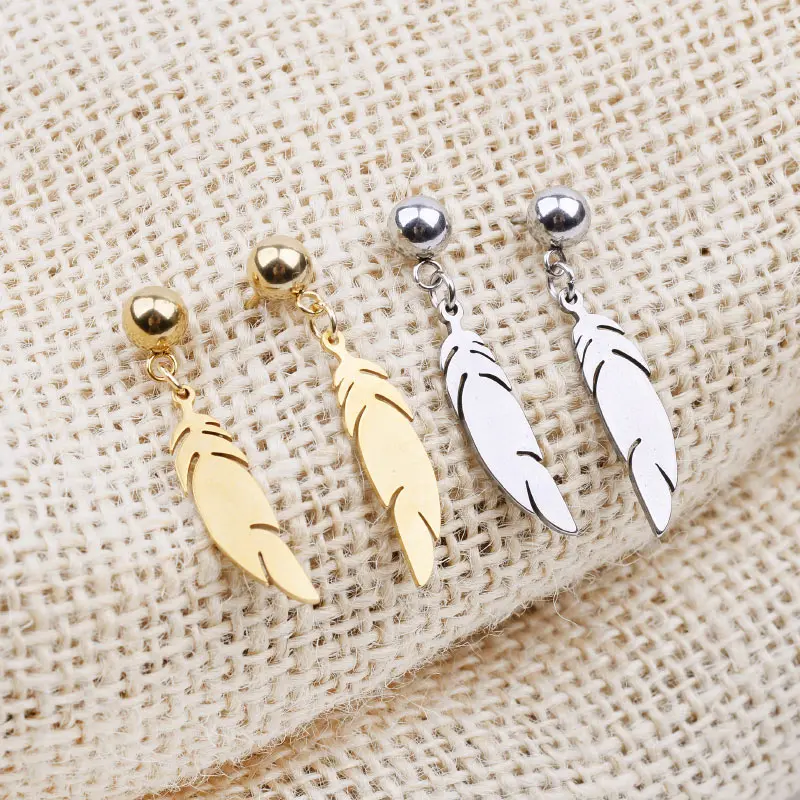 Креативные минималистичные металлические серьги гвоздики неправильной