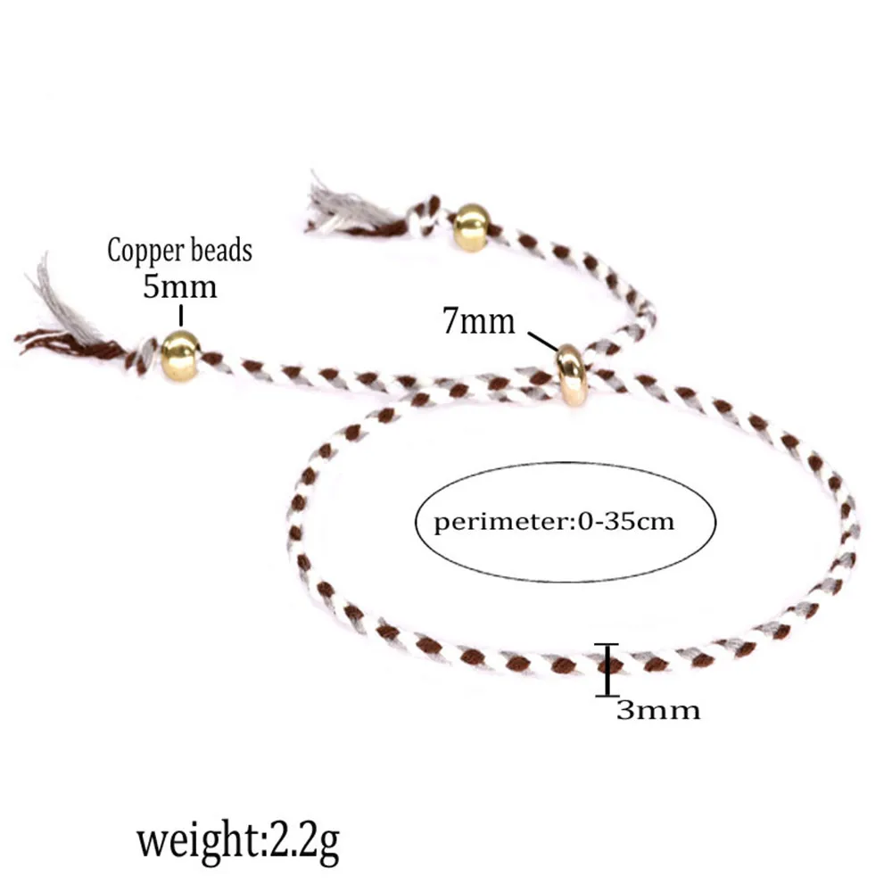 MLING Винтаж Красочные веревки браслет цепи Новые бусины ручной работы Плетеные браслеты для женщин Девушка