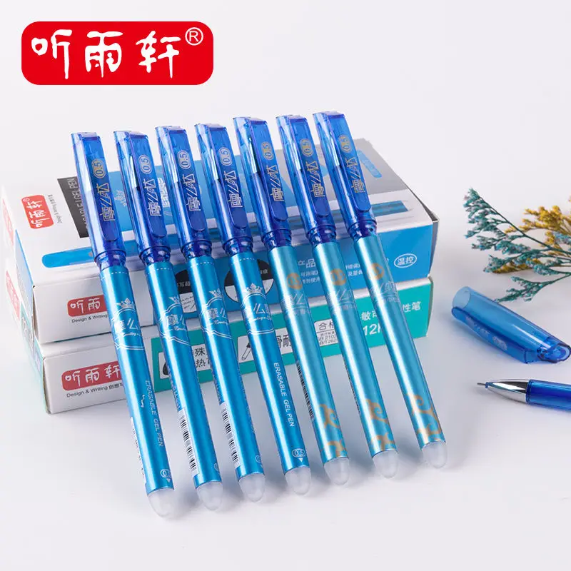 

6+20pcs Erasable Pen Primary School Students Use 3-5 Grade Hot Neutral Sassafras Friction Easy Magic Erasing Work