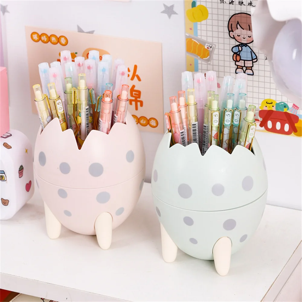 

Cute Dinosaur Egg Pen Holder Personality Detachable Storage Office Organizer Pencil Pen Stand Holders Stationery School Supplies