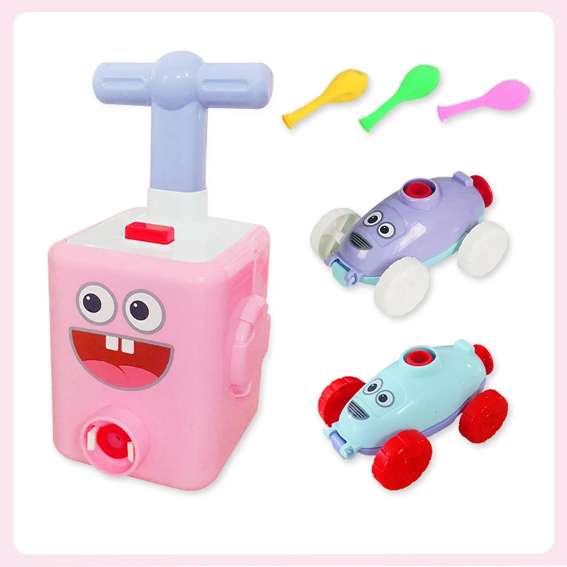 

Quick delivery Puzzle Fun Educational Toys Random Style Flying Car Newest Power Balloon Car Launch Tower Toy