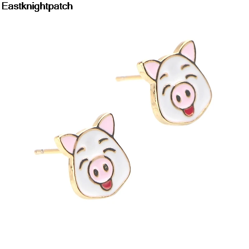 

E1597 Cute Cartoon Pig Animals Fashion Earring For Women Girls Kids Jewelry Gift