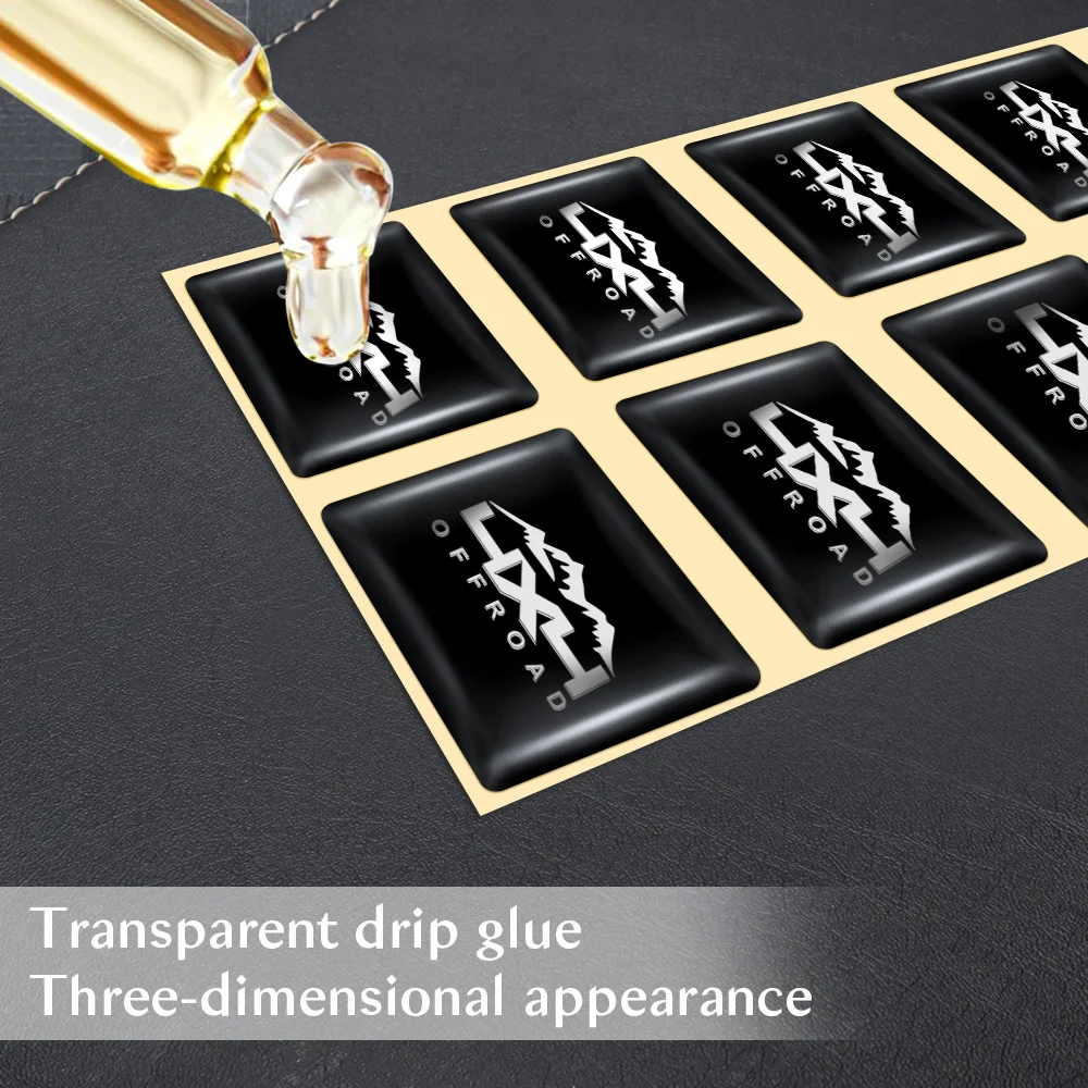 10/20/50Pcs Car Interior Emblem Stickers Reflective Epoxy Badge Decal For Volvo R Design S40 S70 C30 C70 V40 V50 XC40 XC60 XC90 - купить по
