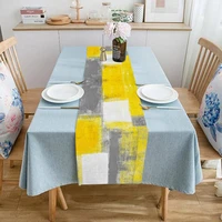 waterproof gradient table runners vintage tablecloths runner rectangle soft dining table decoration for wedding party chirstmas
