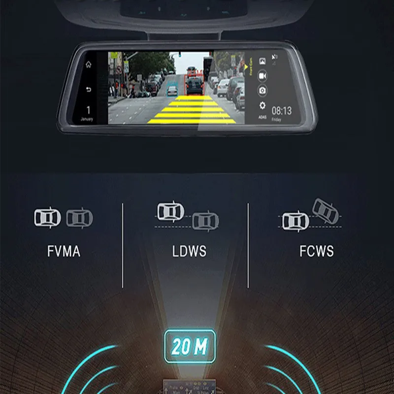 4G полный экран вождения рекордер зеркало заднего вида автомобиля dvr 10 &quotHD 1080P gps