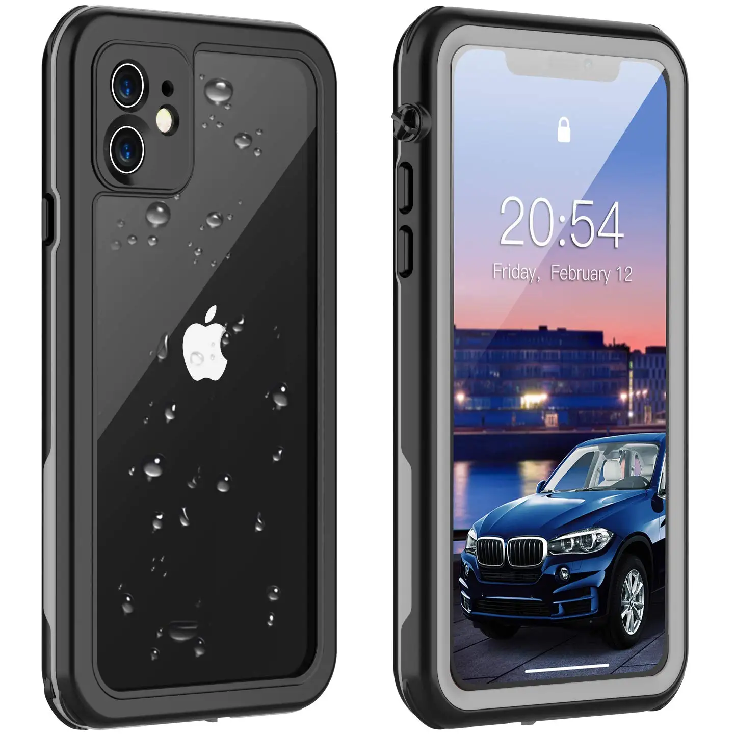 

For iPhone 11 Case Full-Body Rugged with Built-in Screen Protector Shockproof Dustproof Waterproof Case for iPhone11 Pro/Pro Max